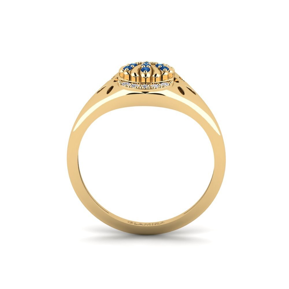 Dark Blue Zirconia Ring Gnalakhin