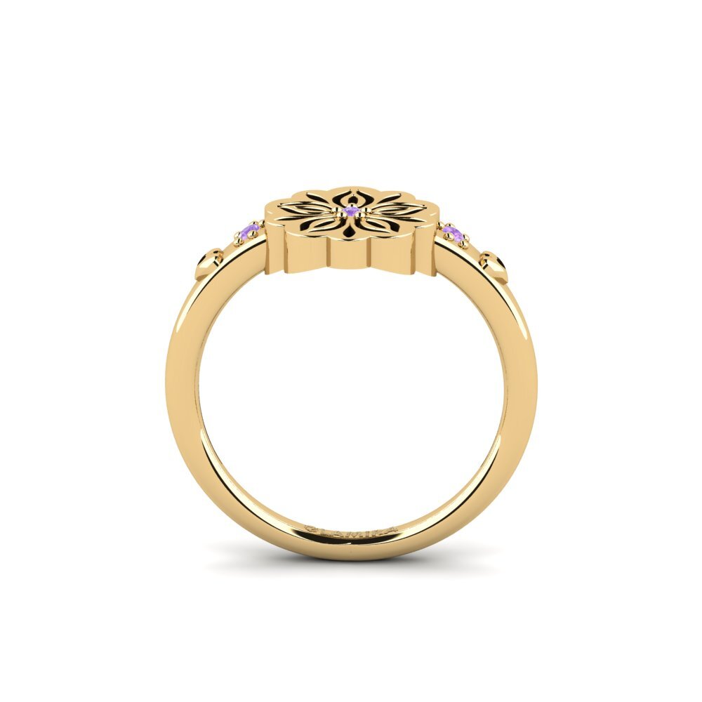 Amatista Anillo Itumetse
