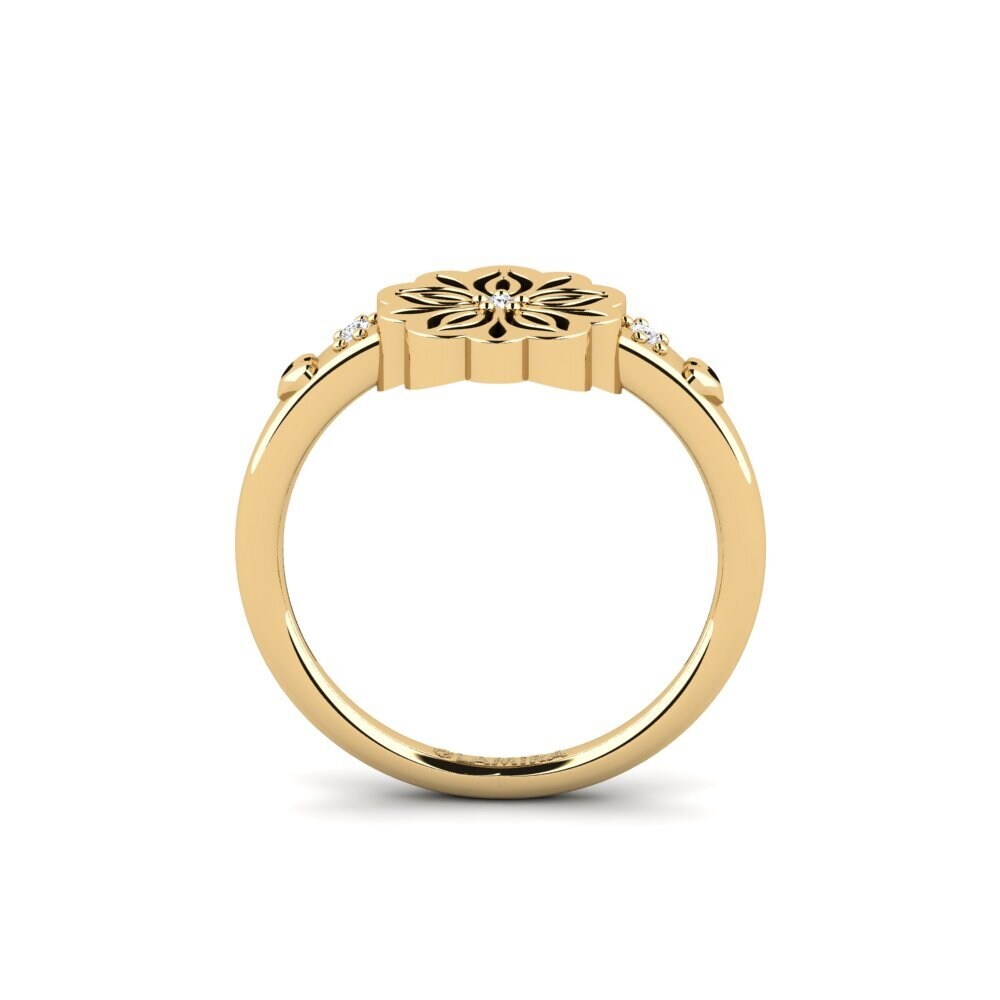 Zafiro blanco Anillo Itumetse