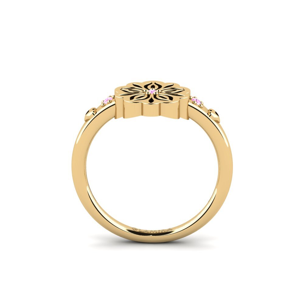 Zafiro Rosado Anillo Itumetse