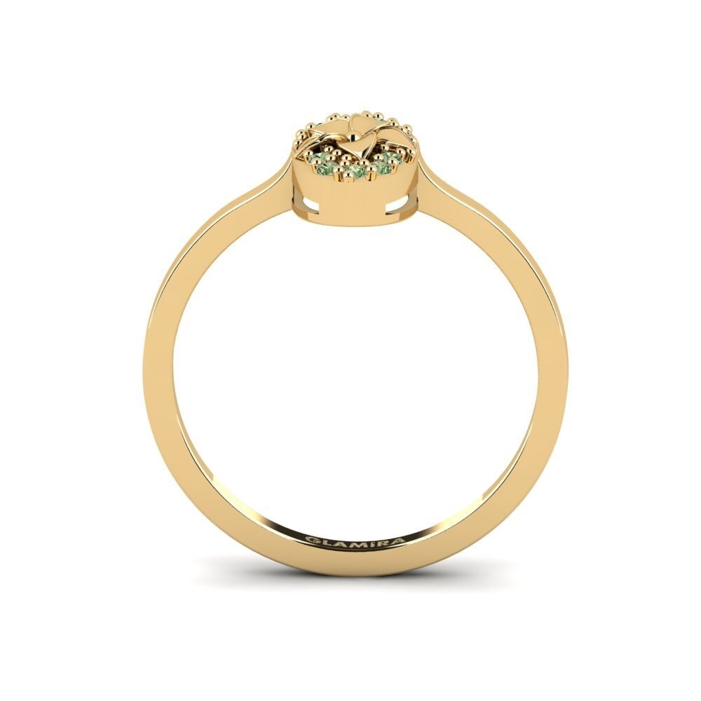 Diamante Verde Anel Lexington