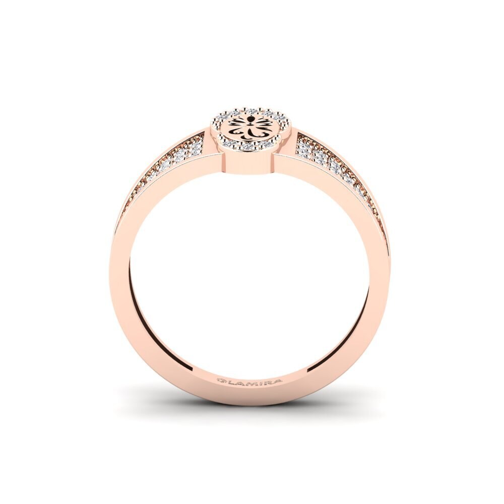 14ct Rose Gold Diamond Ring Mushovo