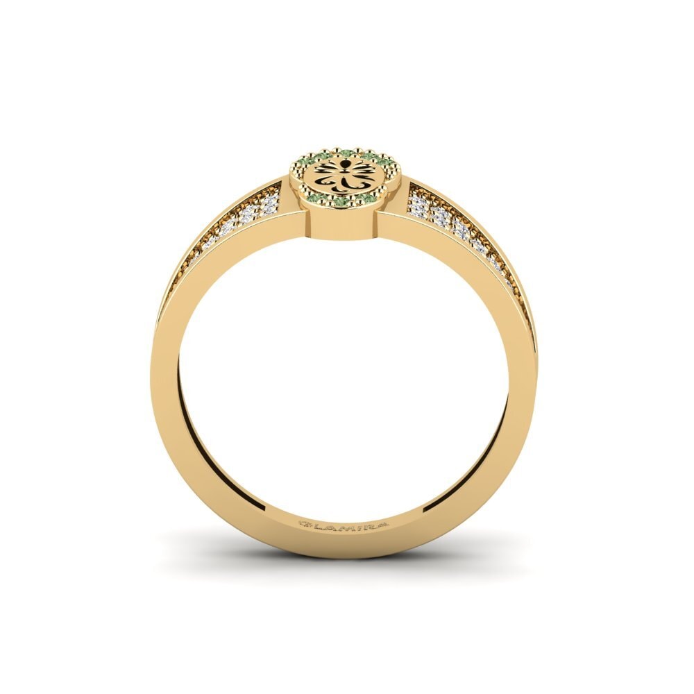 Diamante Verde Anel Mushovo