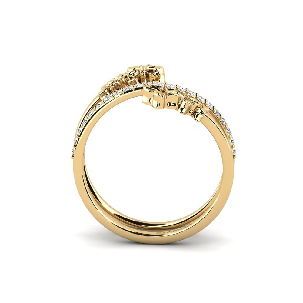 Zafiro blanco Anillo Noirelle