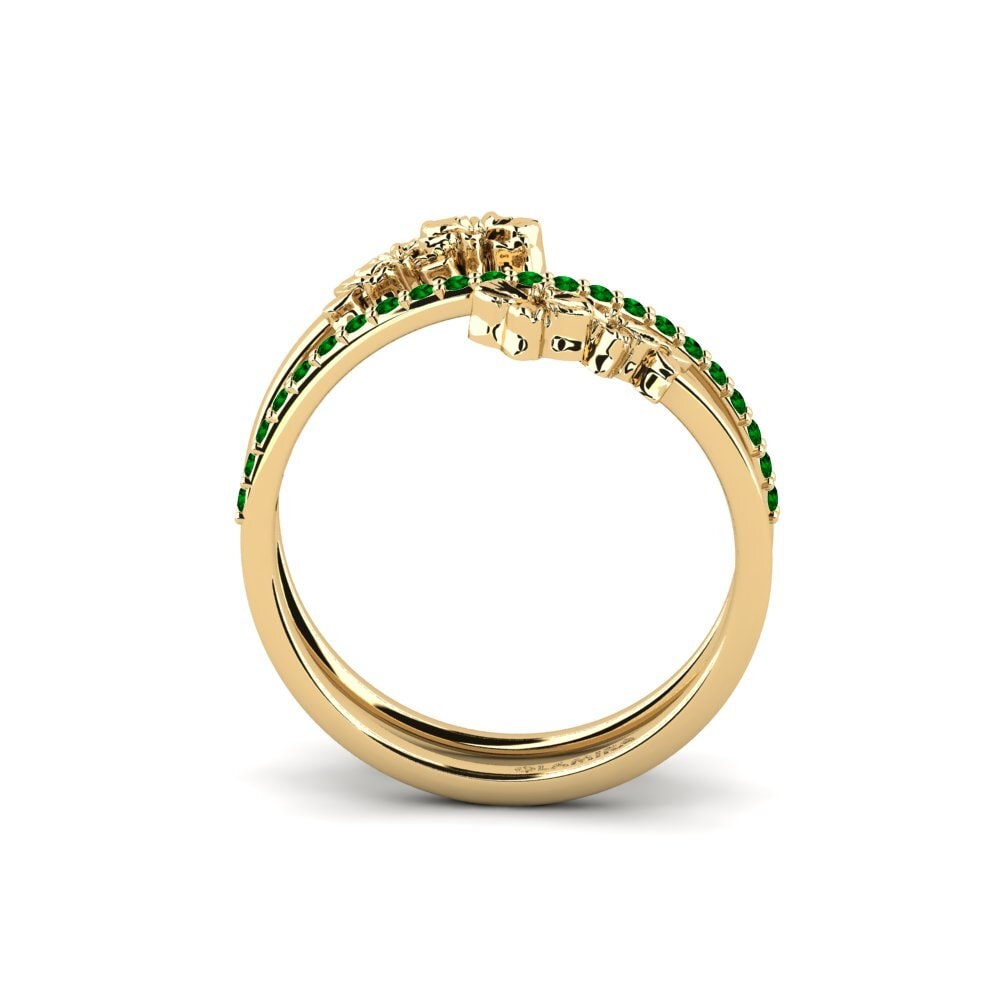 Green Zirconia Ring Noirelle