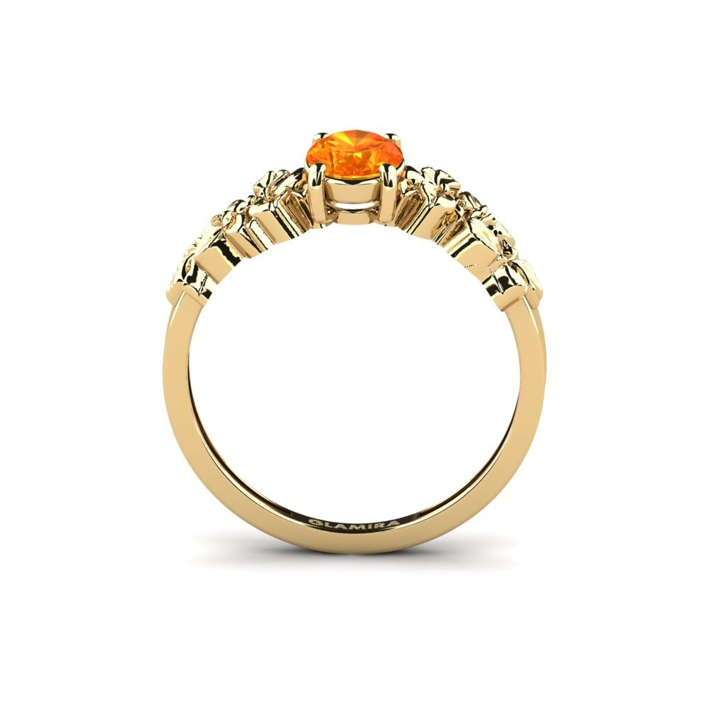 Orange Sapphire Ring Renelle
