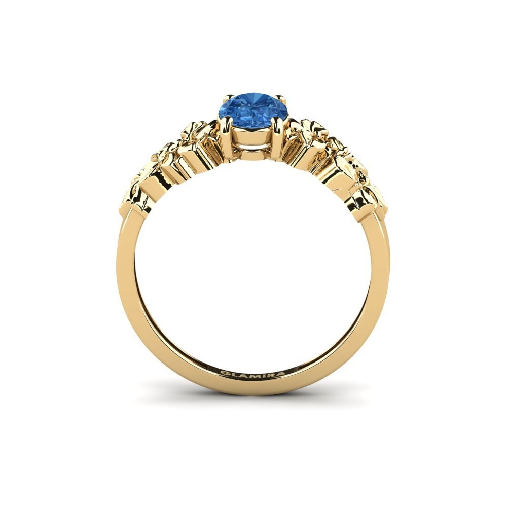 Dark Blue Zirconia Ring Renelle