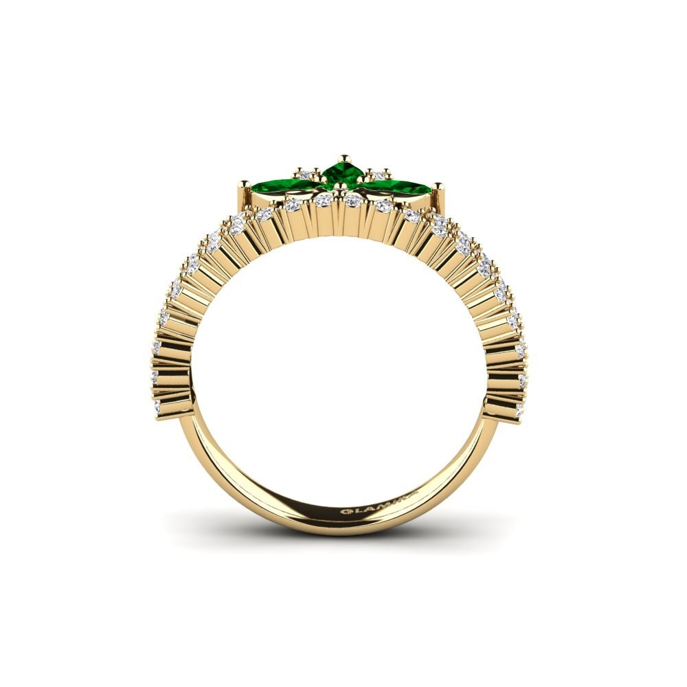 Green Zirconia Ring Rugosidade