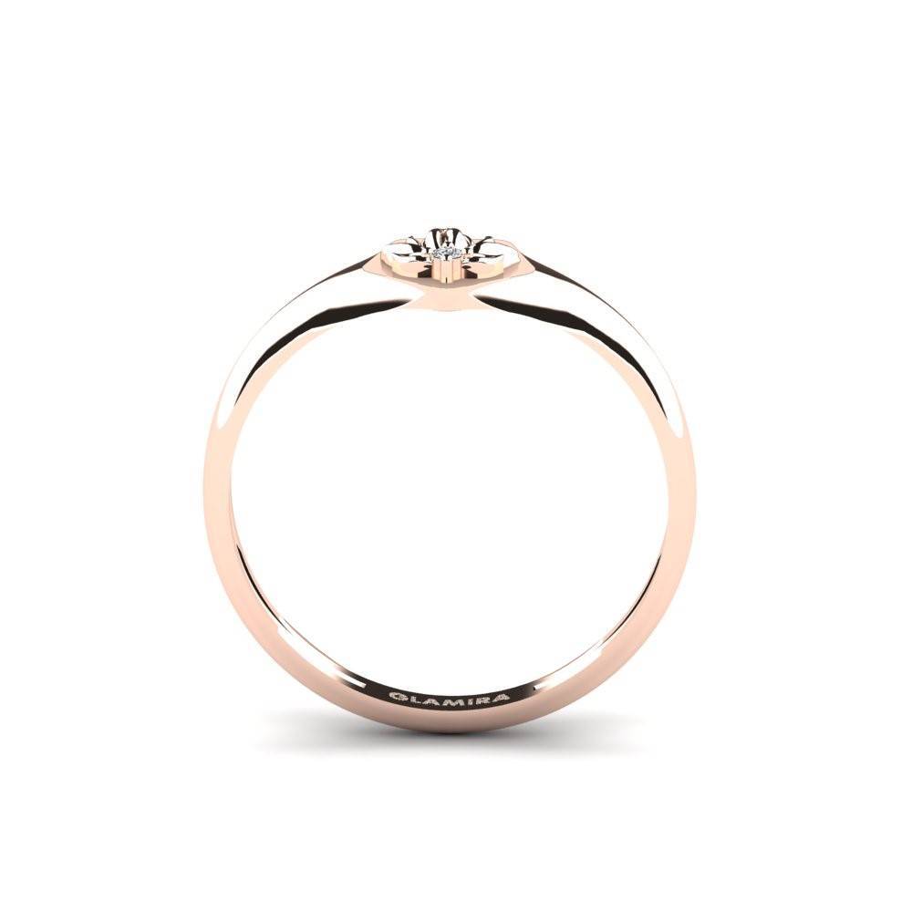 9ct Rose Gold Ring Sammetslen