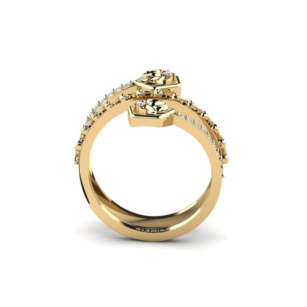 Zafiro Rosado Anillo Samspelet