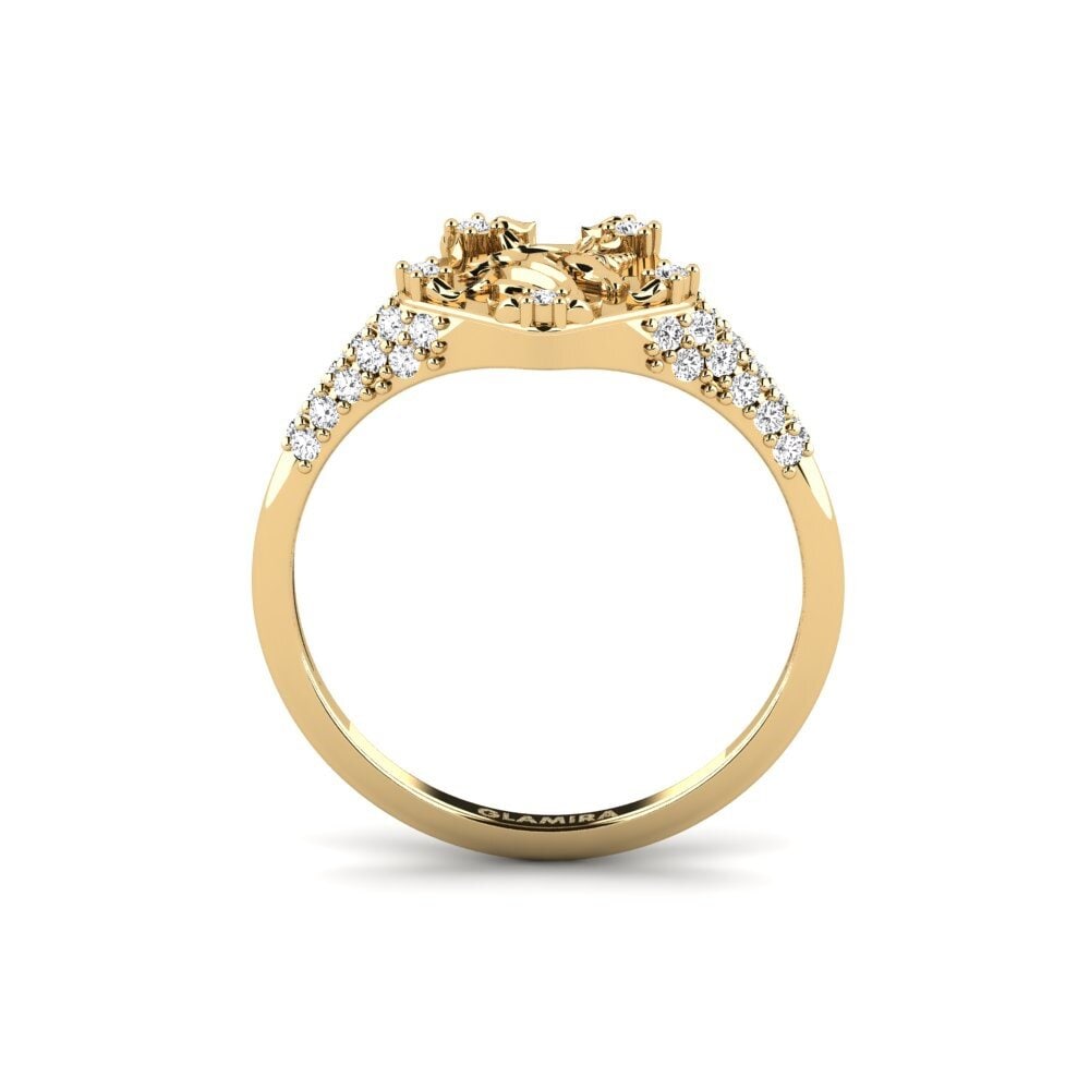 Zafiro blanco Anillo Sinnlight