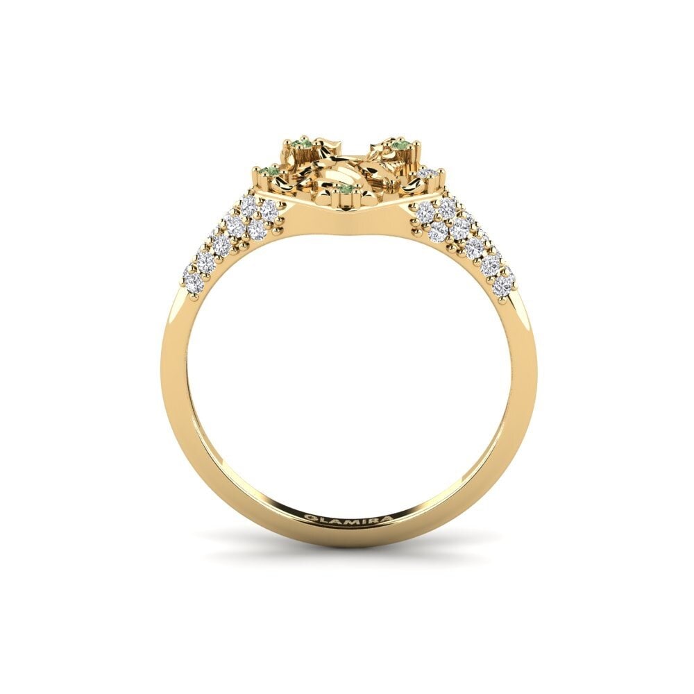 Diamante Verde Anel Sinnlight