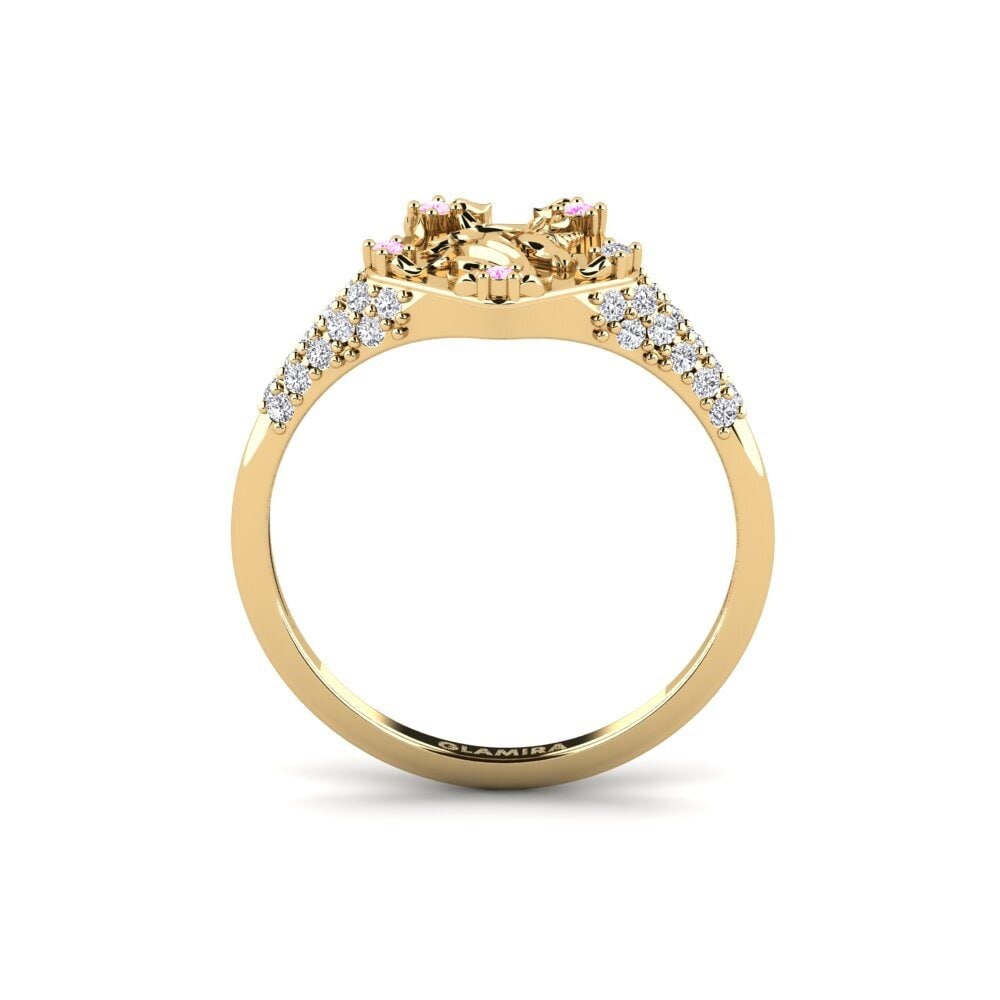 Zafiro Rosado Anillo Sinnlight