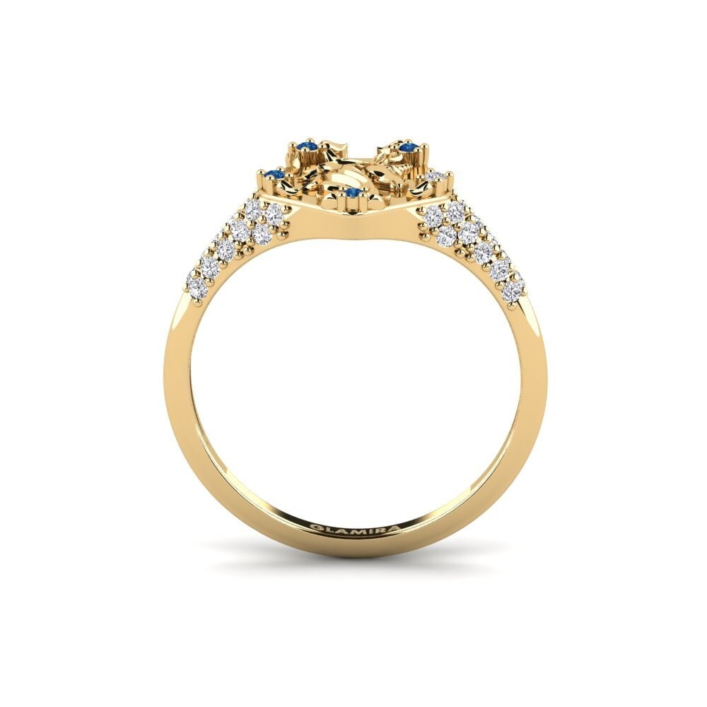 Dark Blue Zirconia Ring Sinnlight