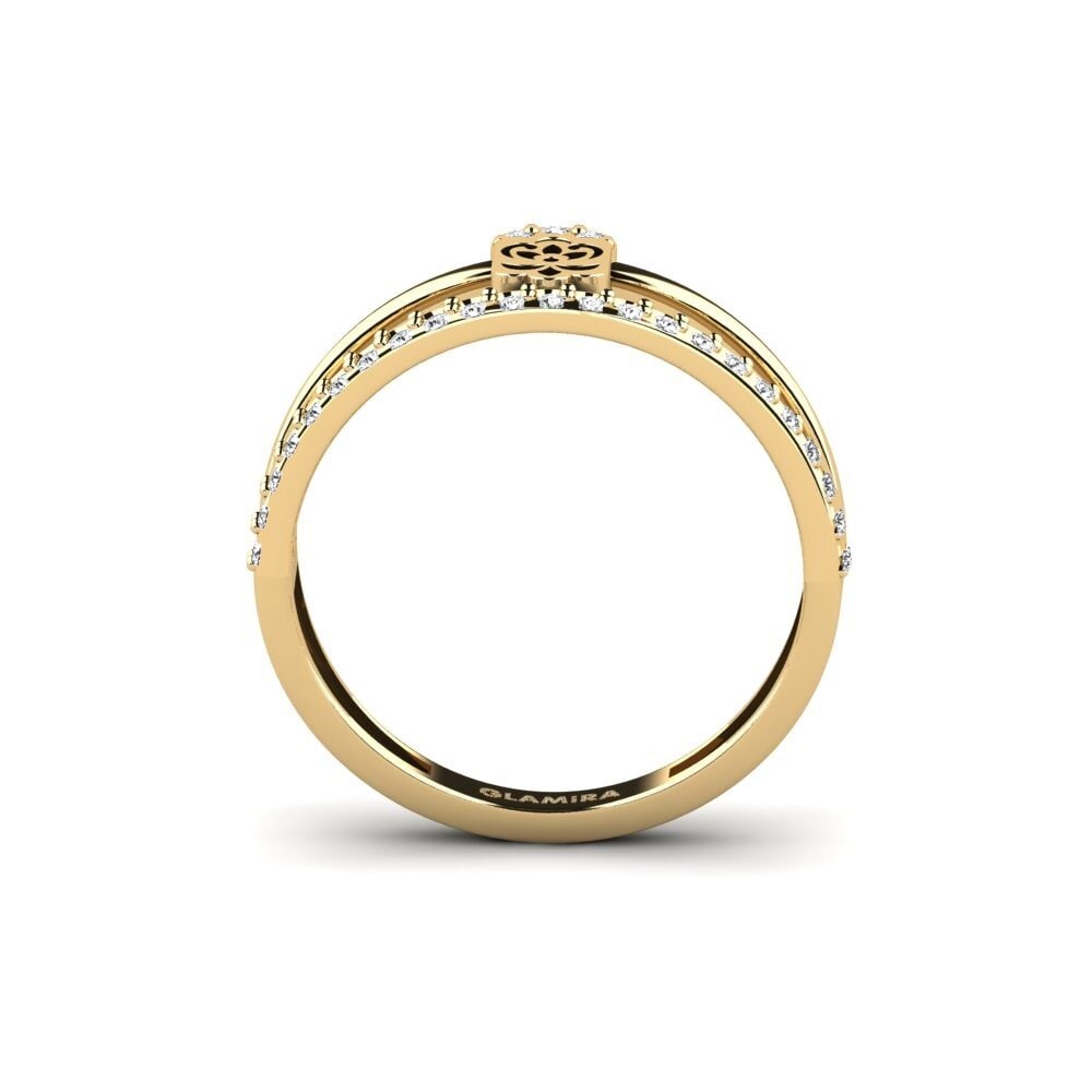 Zafiro blanco Anillo Thabilego