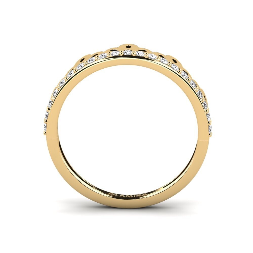 Zafiro blanco Anillo Thiwe