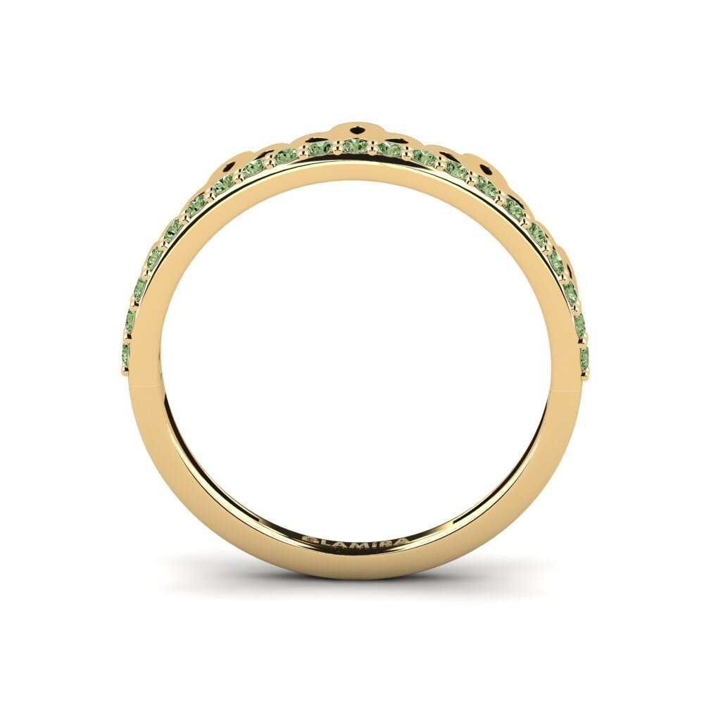 Diamante Verde Anel Thiwe