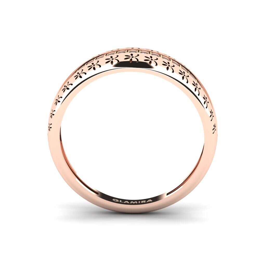 14ct Rose Gold Diamond Ring Tsakeke