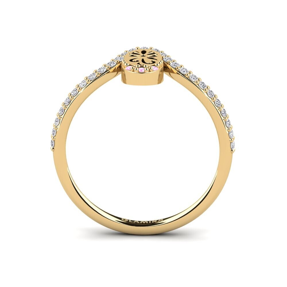Zafiro Rosado Anillo Ugyohewe