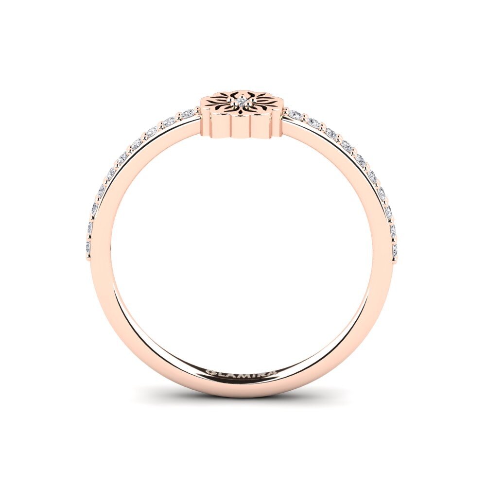 9ct Rose Gold Ring Wishimye