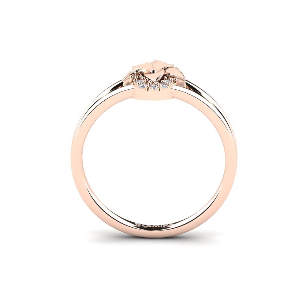 9ct Rose Gold Ring Delancey