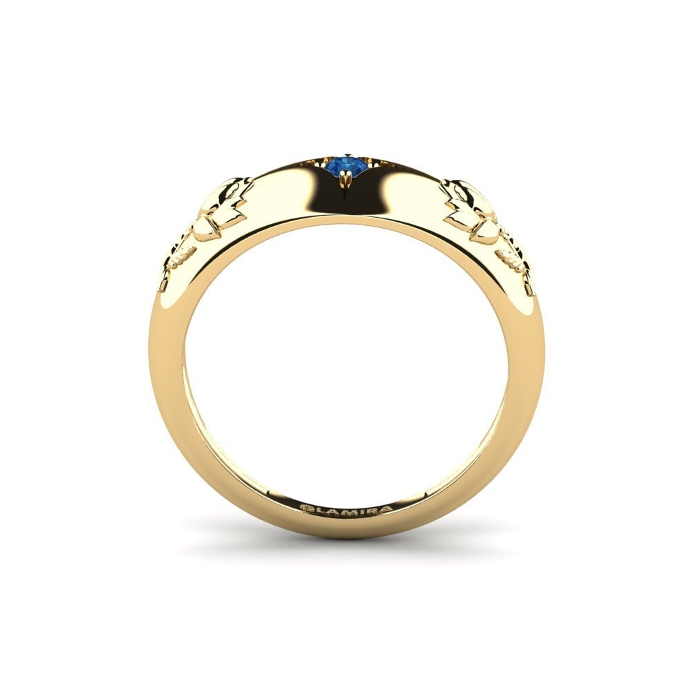Dark Blue Zirconia Ring Djupverkan