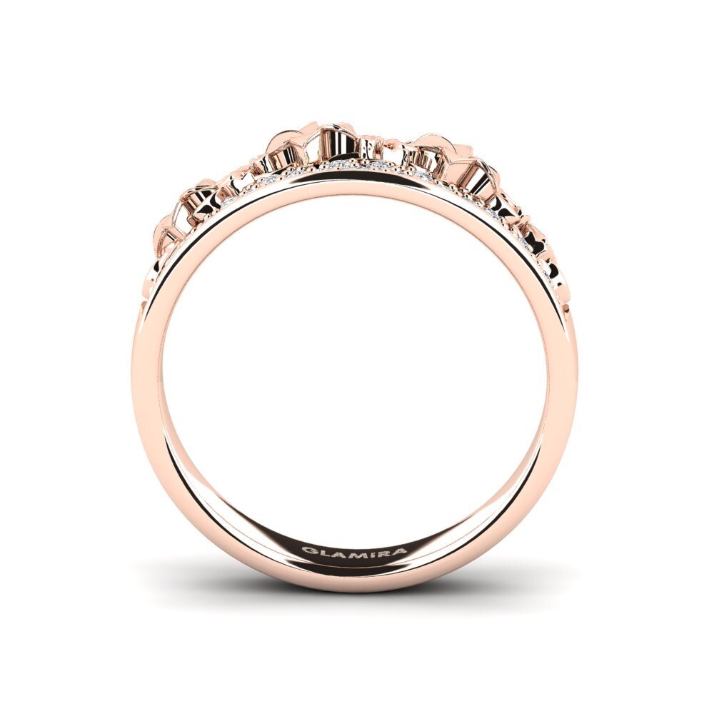 9ct Rose Gold Ring Ellor
