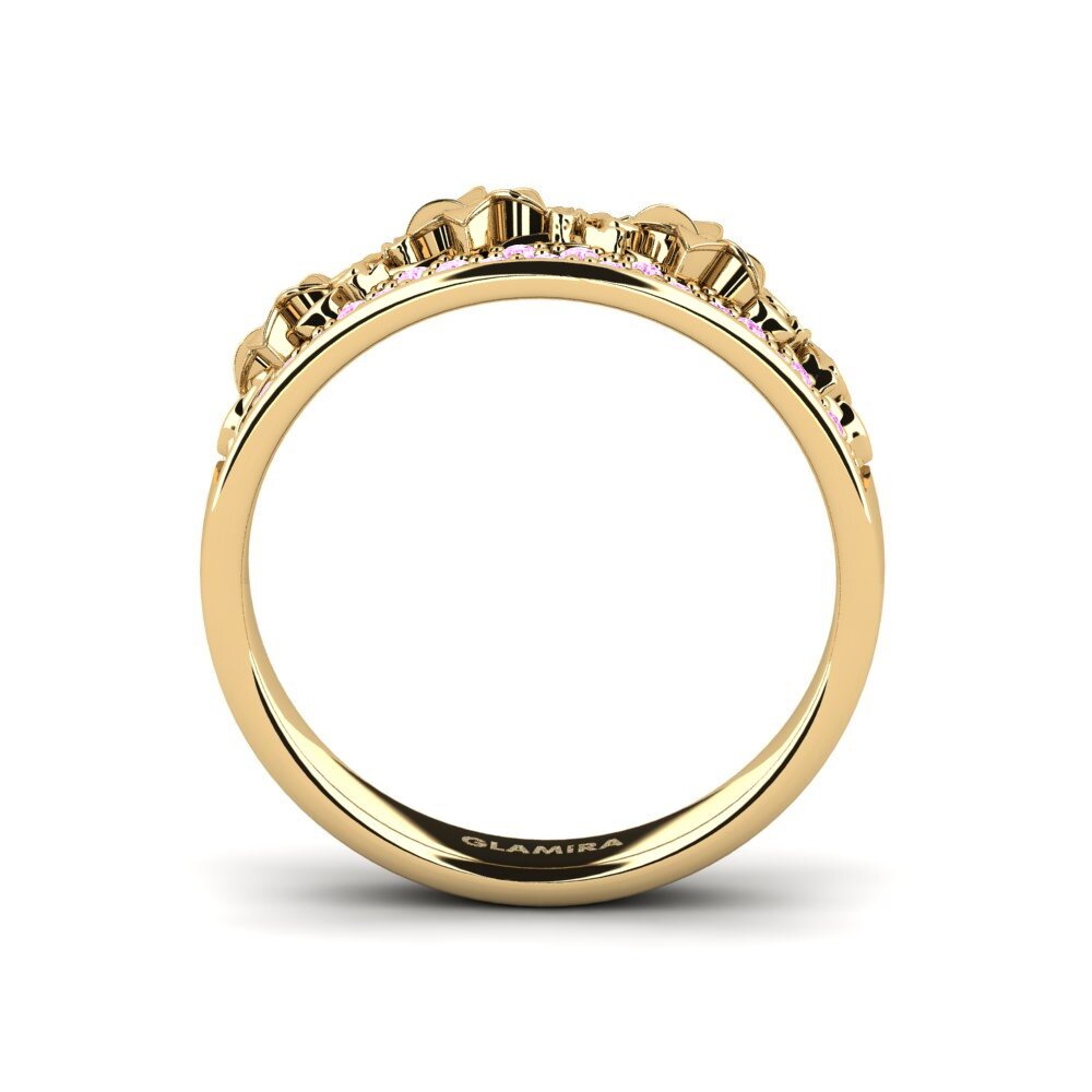 Zafiro Rosado Anillo Ellor