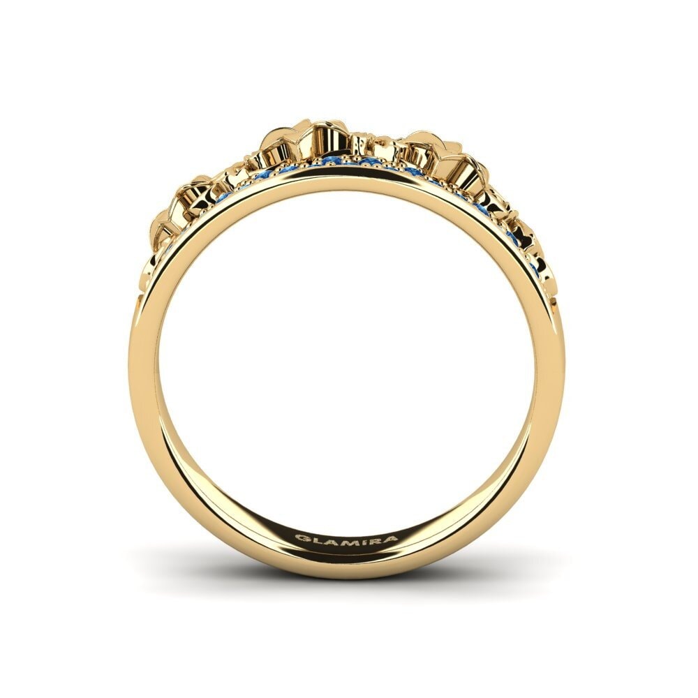 Dark Blue Zirconia Ring Ellor