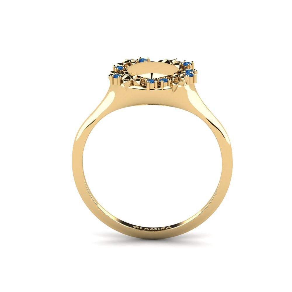 Dark Blue Zirconia Ring Fitzroya