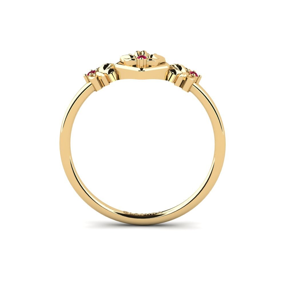 Rubí Anillo Incisio