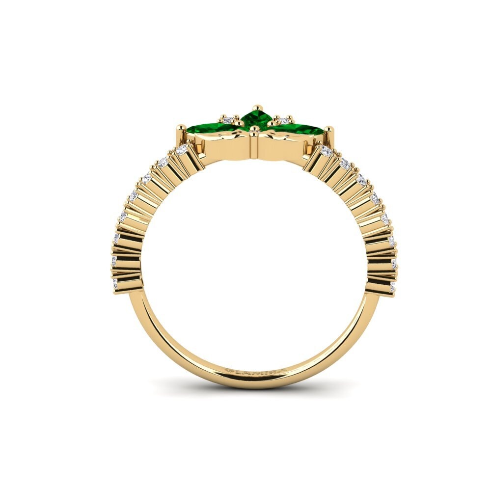 Green Zirconia Ring Intaglio
