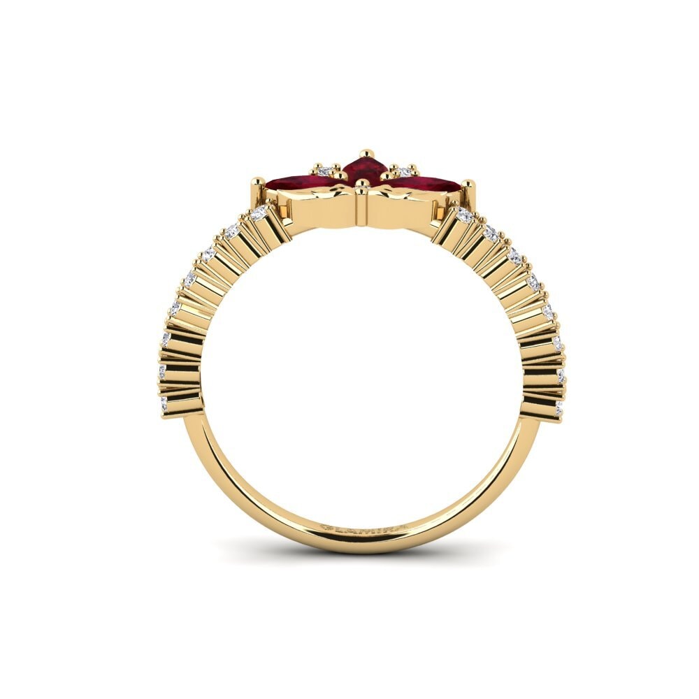 Rubí Anillo Intaglio