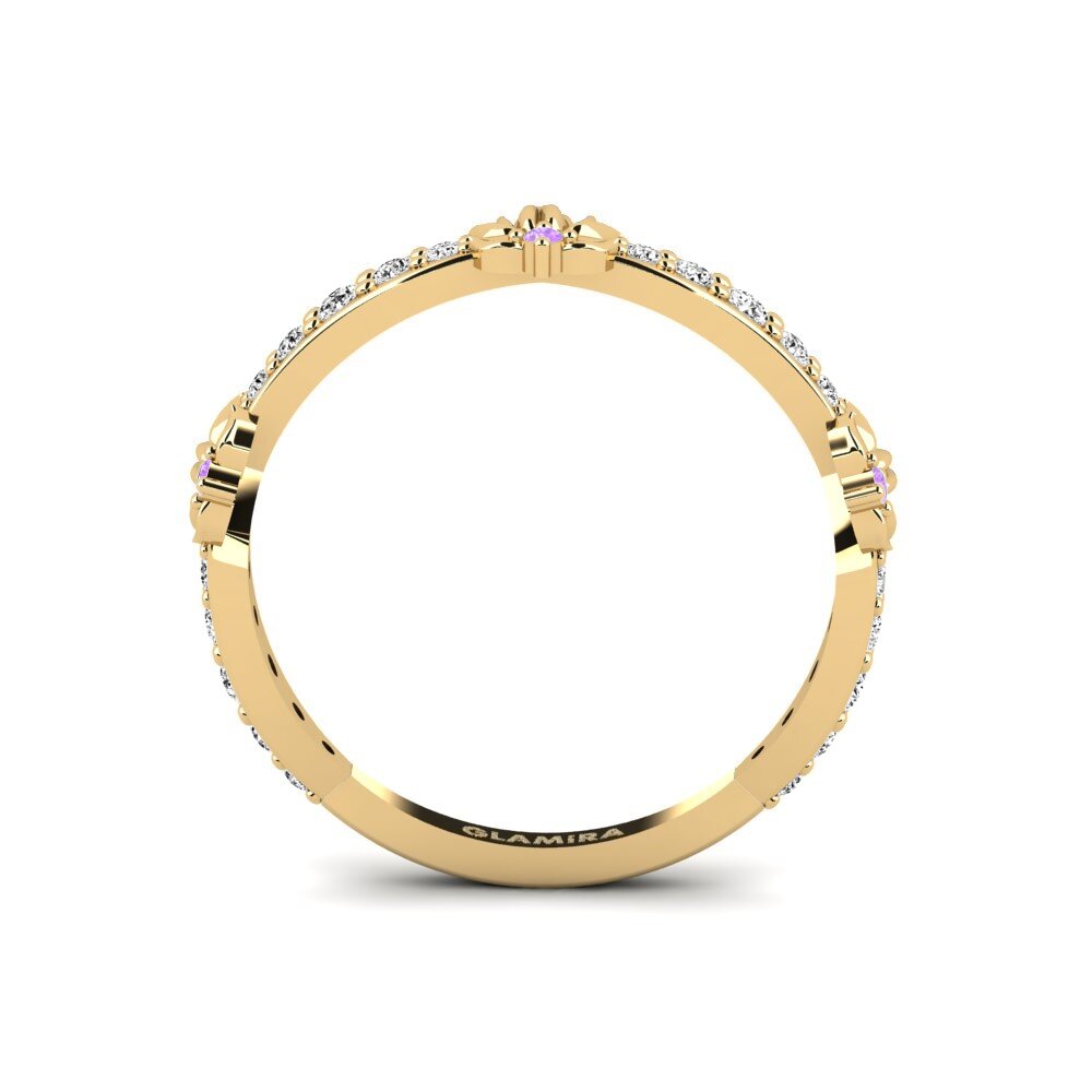 Amatista Anillo Ljusning