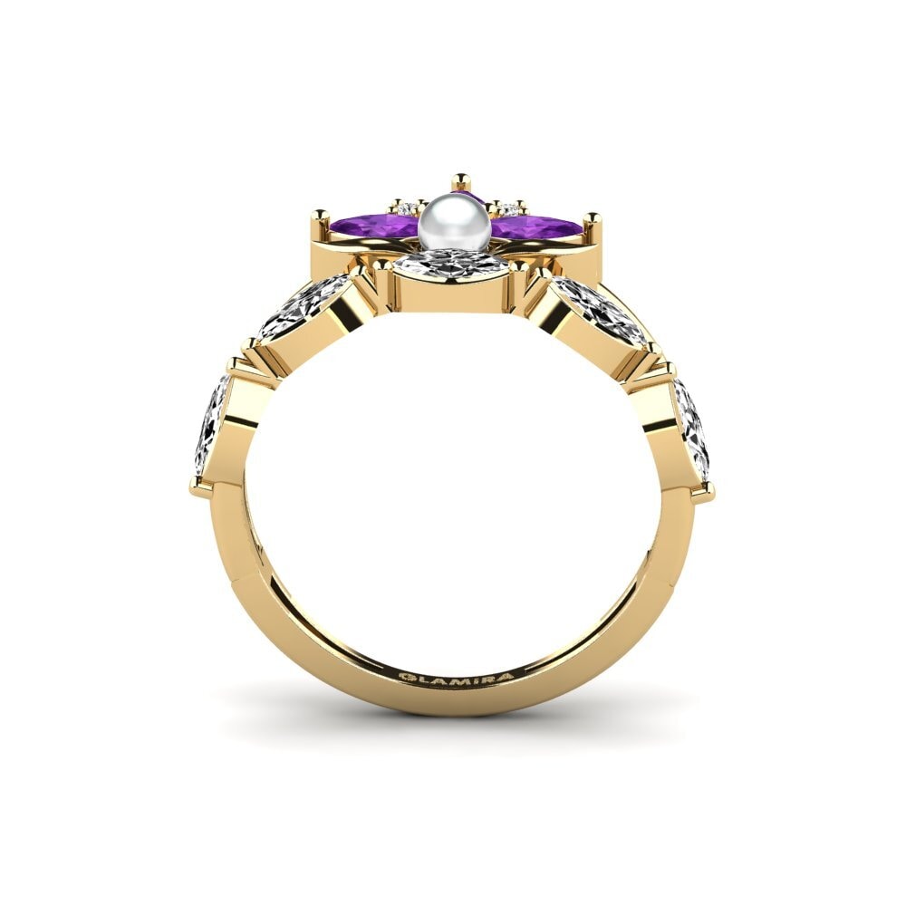 Amatista Anillo Modelado