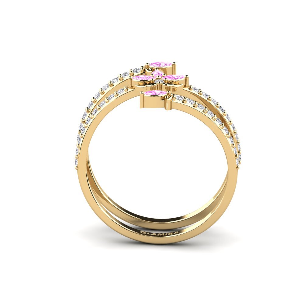 Zafiro Rosado Anillo Omtanke