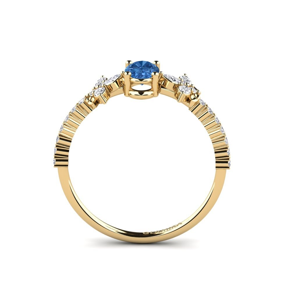 Dark Blue Zirconia Ring Sosiego