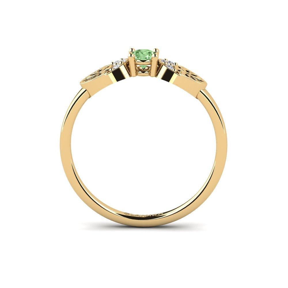 Diamante Verde Anel Vrolik