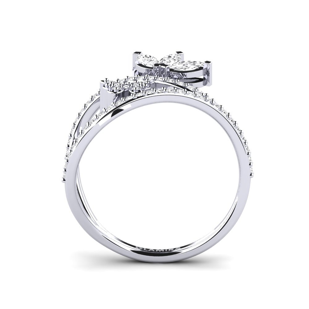 Zafiro blanco Anillo Absol