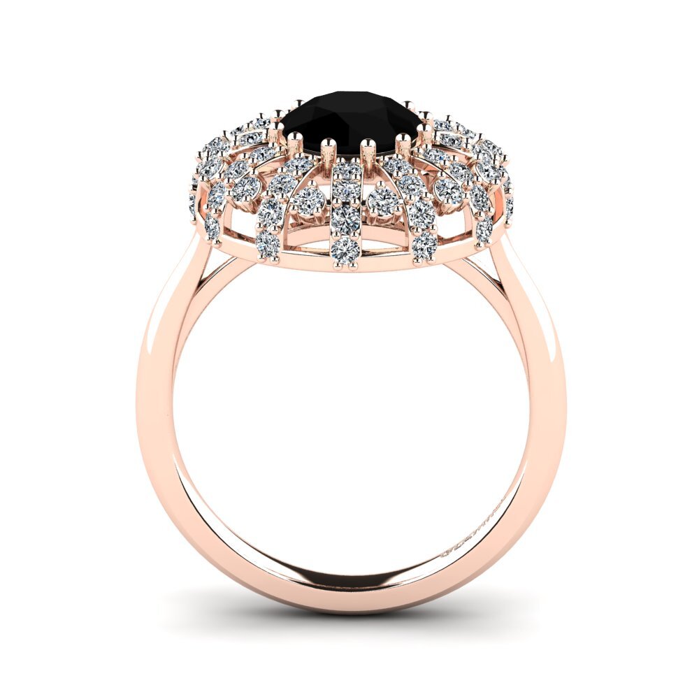 Black Diamond Engagement Ring Ballerini