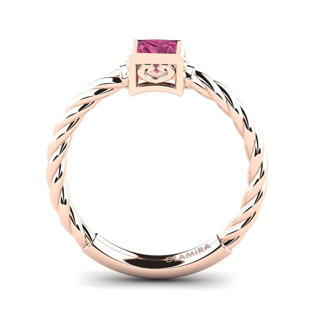 Rosa Turmalin Ring Haggard
