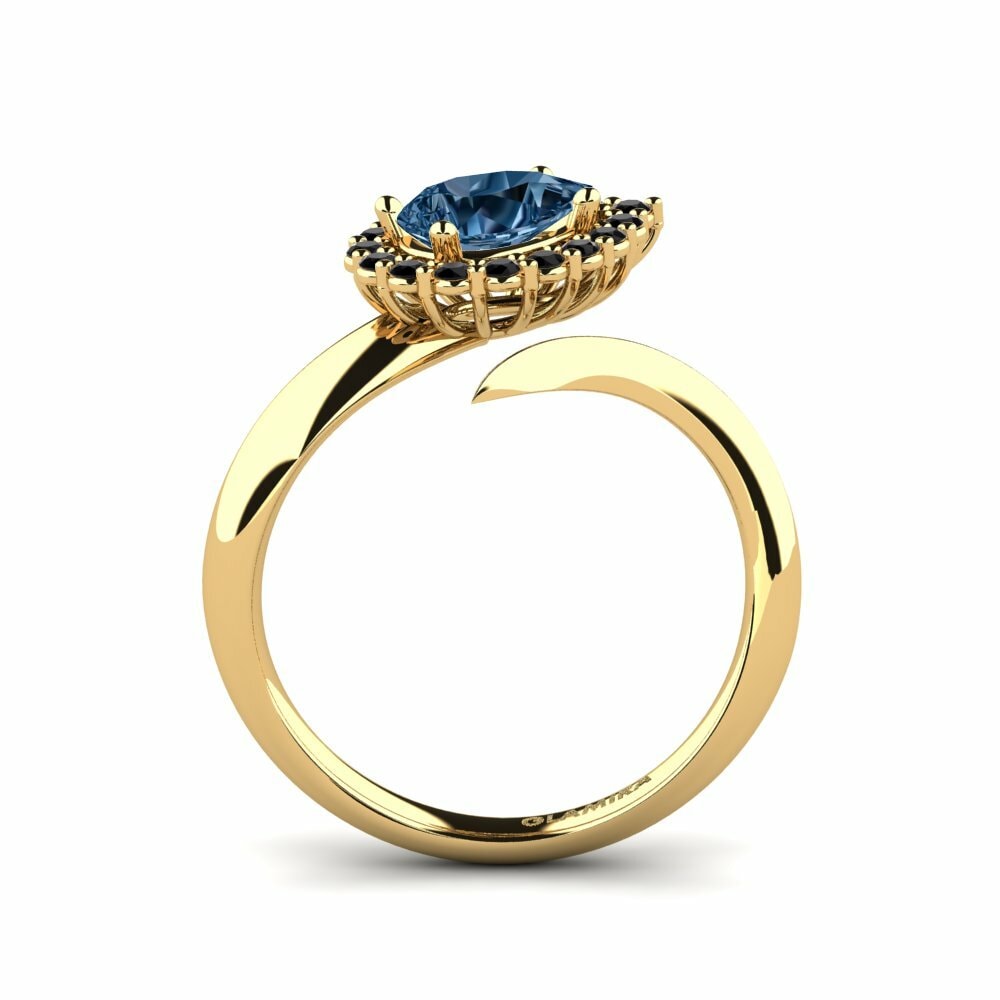 14K Geel Goud Verlovingsring Jasminum