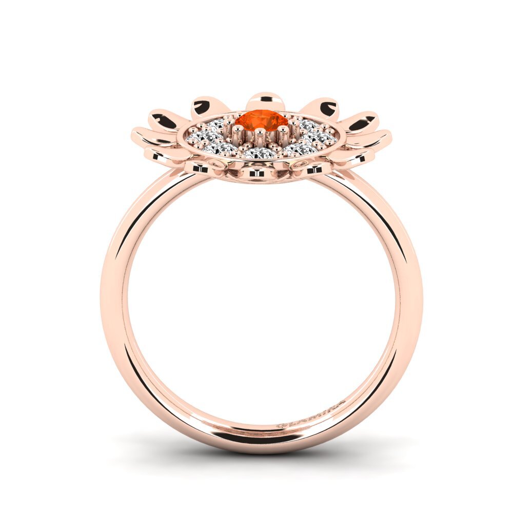 Ópalo Fuego Anillo Kaashi