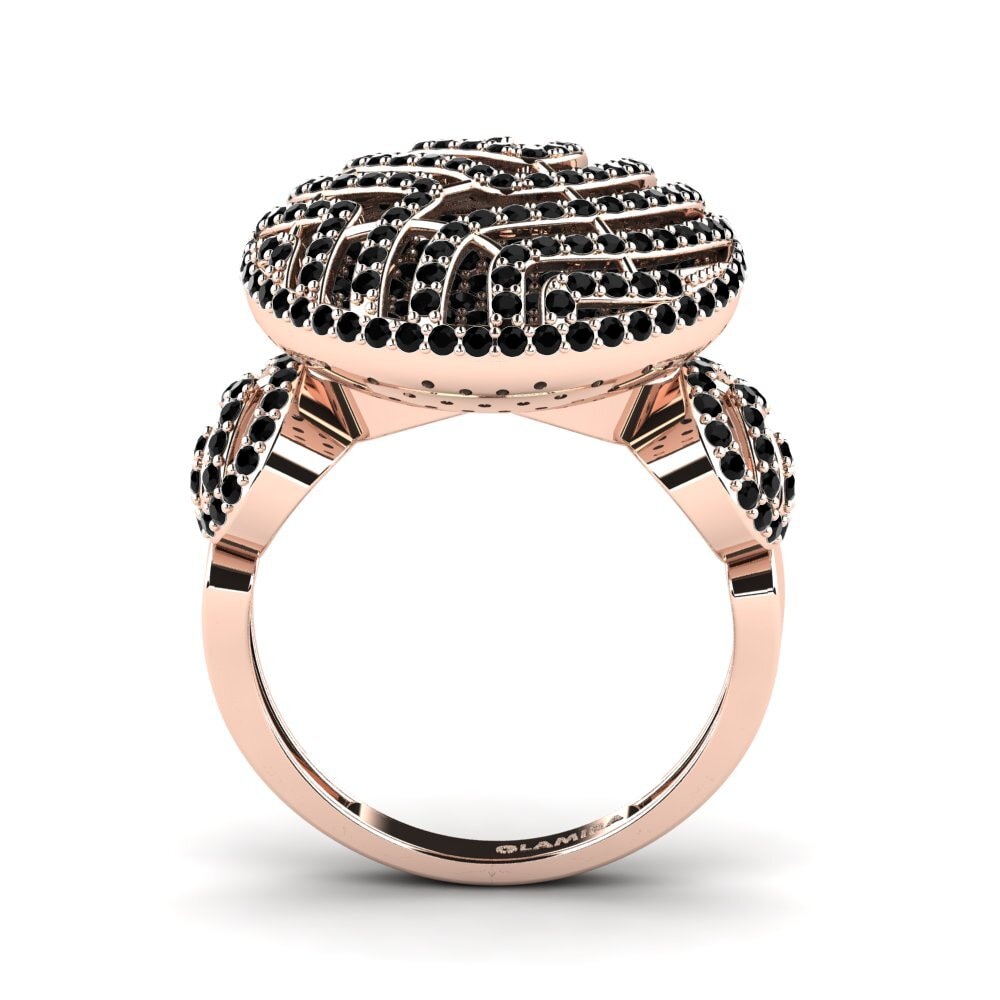 Zafiro negro Anillo Karolyn