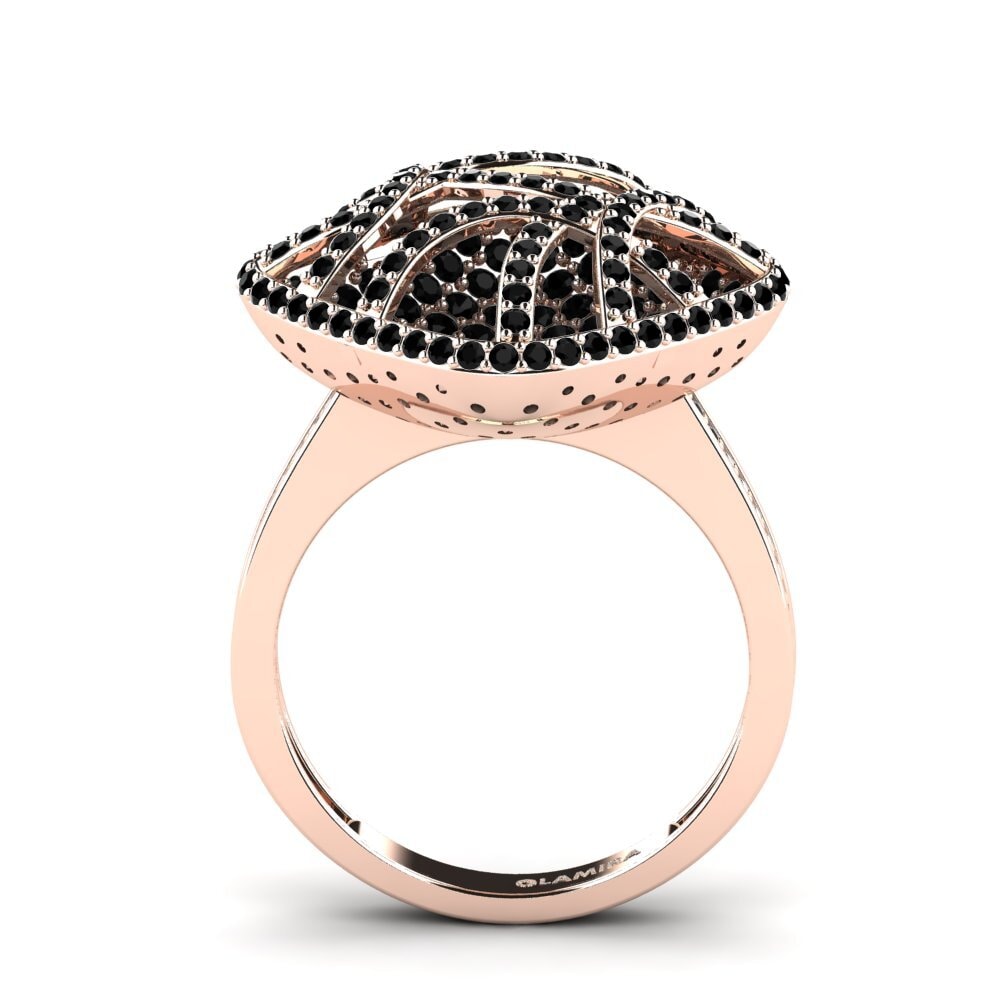 Zafiro negro Anillo Pressey