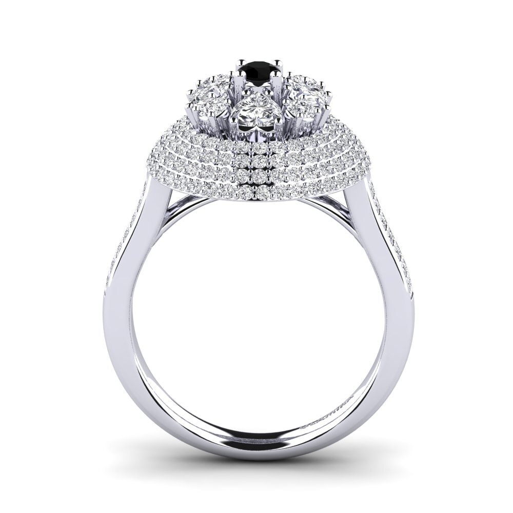 Zafiro negro Anillo Radigan