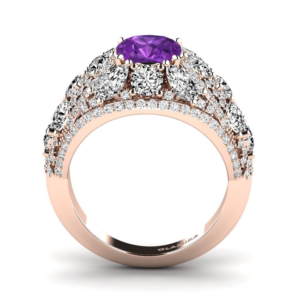 Amatista Anillo de compromiso Sanborn