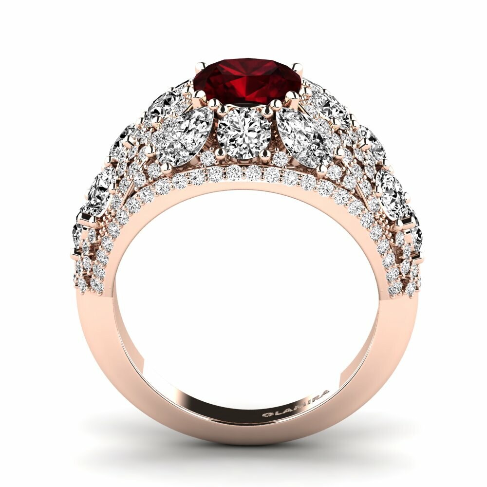 Granate Anillo de compromiso Sanborn