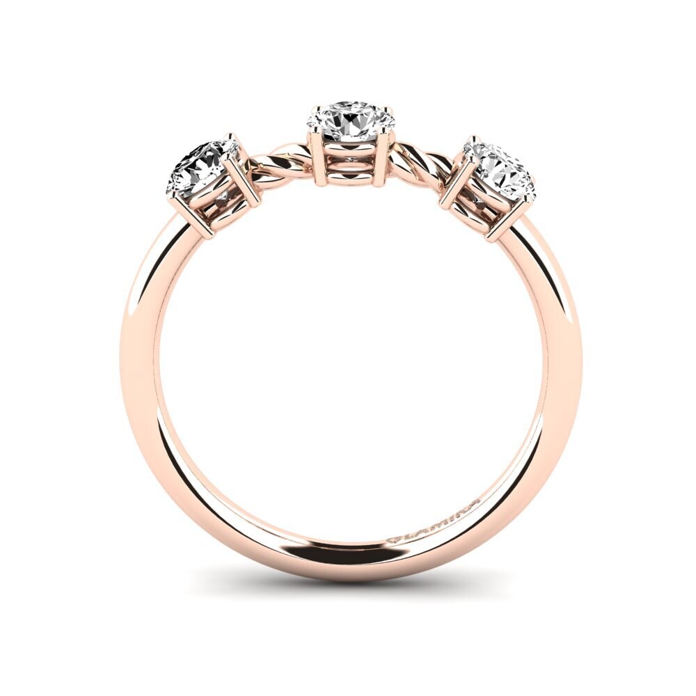 Moissanite Anel de Noivado Sheba