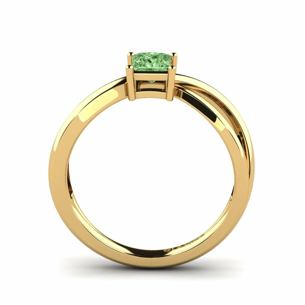 14K Geel Goud Verlovingsring Umbreon